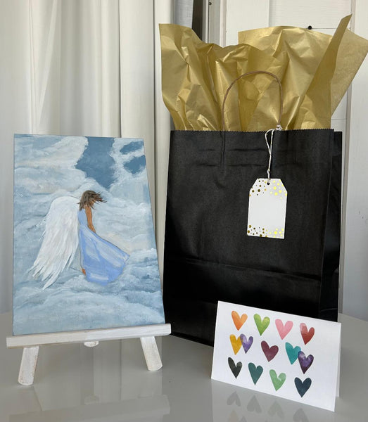 SOLD #A4   Angel in the Clouds