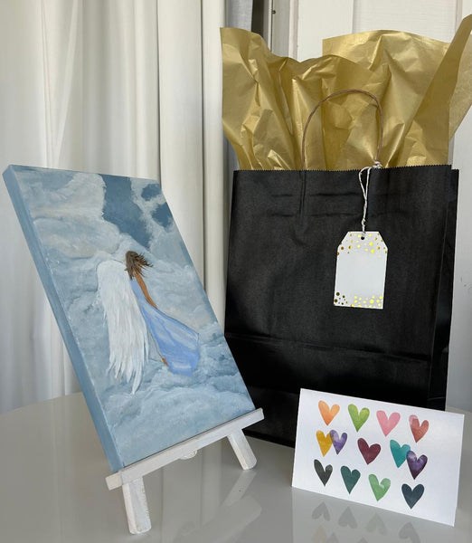 SOLD #A4   Angel in the Clouds