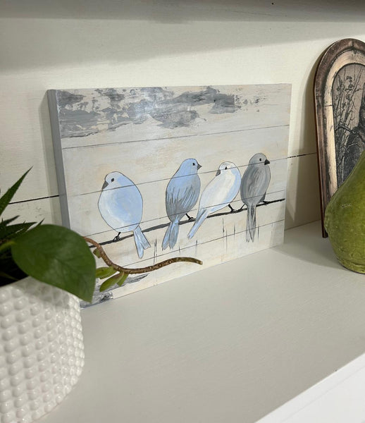 B10 Birds Shabby Chic