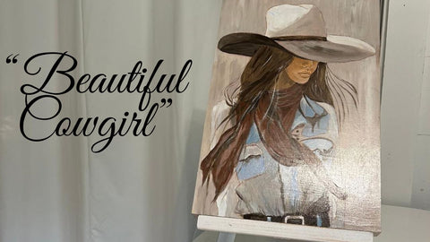 SOLD #P85 "Beautiful Cowgirl"