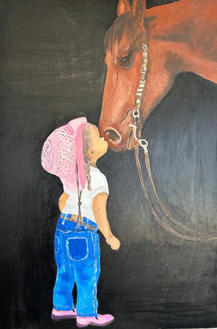 DIY  #Art1010 Little Cowgirl Kit