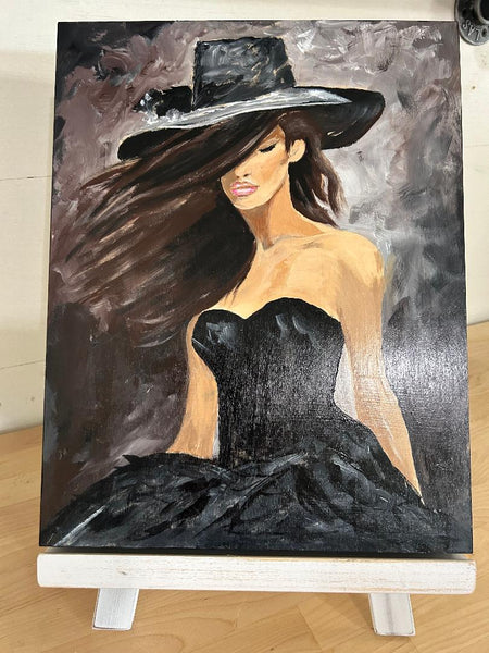 #P89 "Lady in Black"