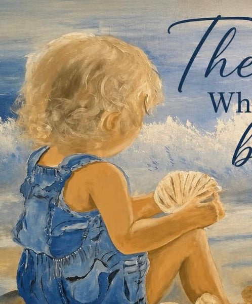 Matted Print - Toddler at the Beach (Healing Art)