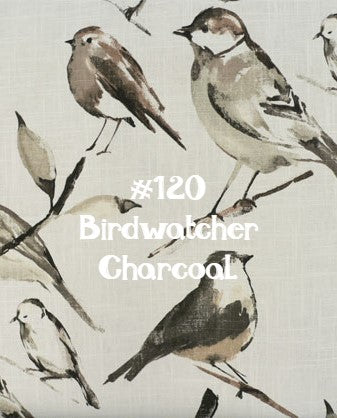 Roman Shade Bird with Burlap Banding #5P118