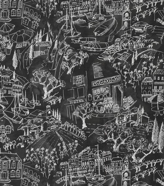 Black Toile  #3004