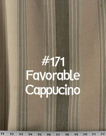 $184.00 Roman Shade Wide Stripe #4P106