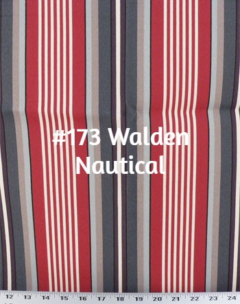 $184.00 Roman Shade Wide Stripe #3P106