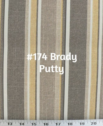 #106 Wide Stripe Roman (slats)