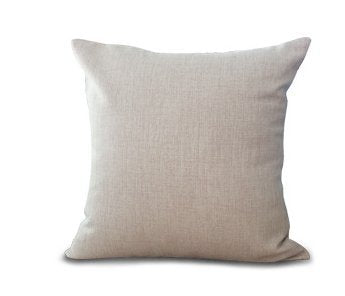 Miracle Dec Nautical Compass Pattern Linen Polyester Square Sofa Throw Pillow Covers (18"x18", Red&Navy)