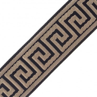 Roman Shade #123  (with Fabulous Greek Key Trims)