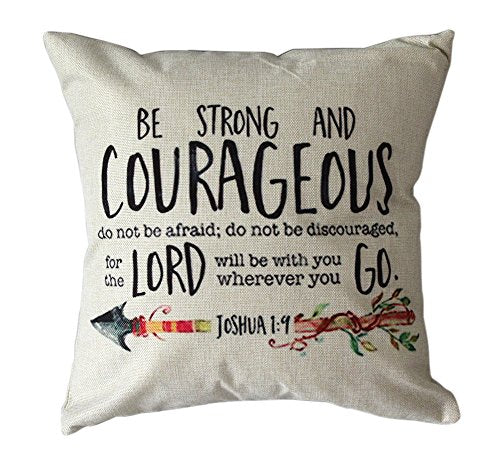 BPFY 4 Pack Home Decor Unique Letters Pattern Sofa Throw Pillow Case Set of 4 Cushion Cover 18 x 18 Inch Cotton Linen