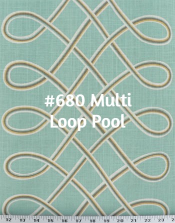 Roman Shade #185  (Loop)