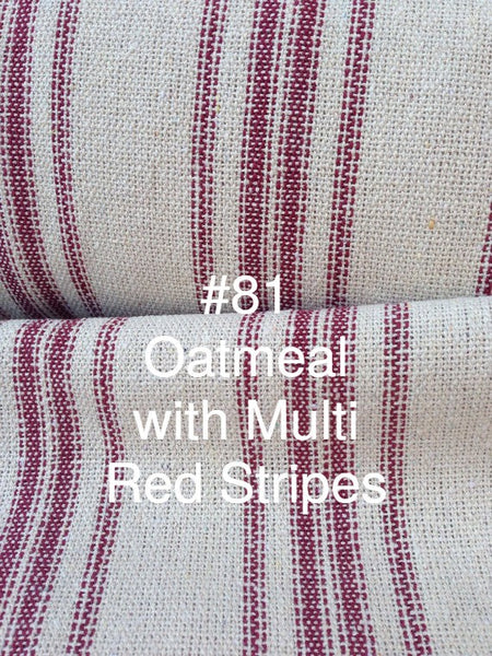 KIT #096 (French "Grain Sack", Unlined) Roman Shade - Make Your Own & See How Much You Save