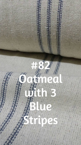 Roman Shade #097 (French "Grain Sack" Relaxed, Lined)