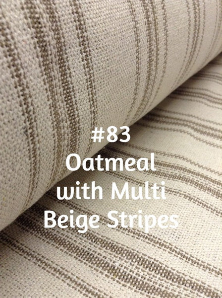 KIT #096 (French "Grain Sack", Unlined) Roman Shade - Make Your Own & See How Much You Save