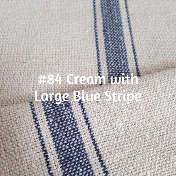 $158.00 Roman Shade French "Grain Sack" Unlined #5P096