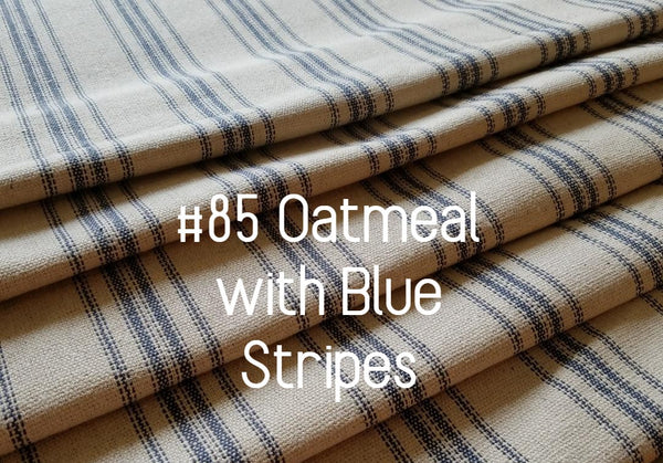 Roman Shade #097 (French "Grain Sack" Relaxed, Lined)