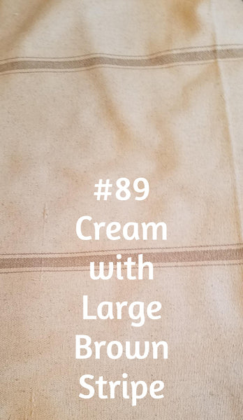 $158.00 Roman Shade French "Grain Sack" Unlined #5P096