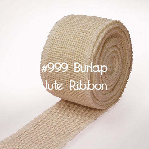 #999 Burlap Jute Ribbon