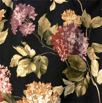 Floral Curtains, with Pinch Pleats    #2001   PAY 1/2 DOWN