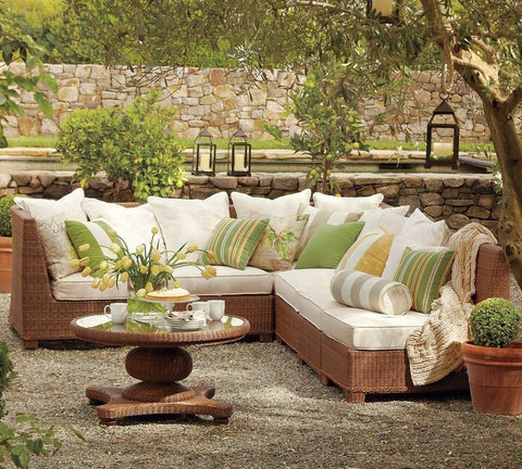 #Sun9112 Outdoor Cushions Recovered 108" X 34" X 6 "