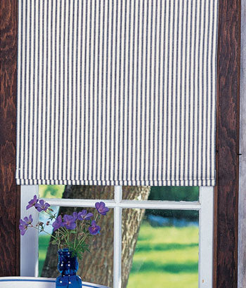 KIT #120 Roman Shade  (Farmhouse Stripes) - Make Your Own & See What You Save