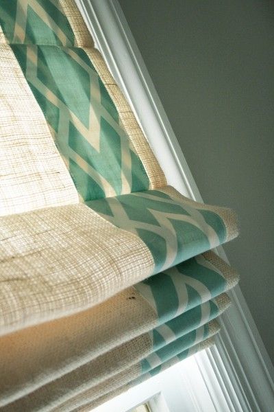 $189.00 Roman Shade  with Decorative Fabric  #2P086