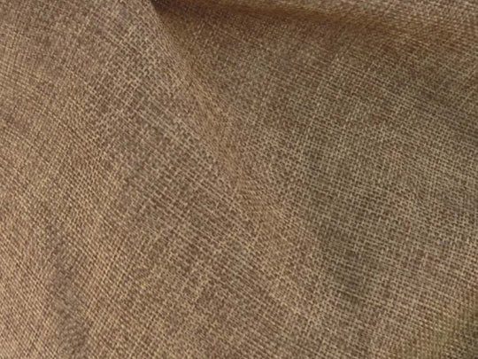 #P2015 Double Window BURLAP Look-A-Like Fabric PLEATED DRAPES