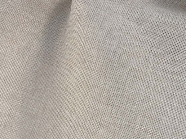 Burlap Curtain with Pleated Tops or Tabs UNLINED