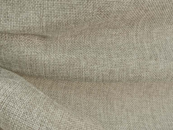 Burlap Curtain with Pleated Tops or Tabs UNLINED